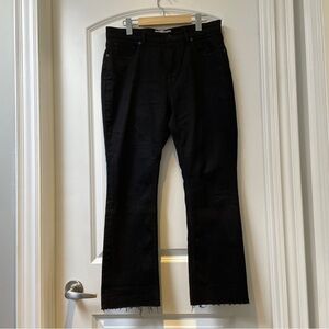 Everlane Black Denim Straight Crop Women’s Size 30